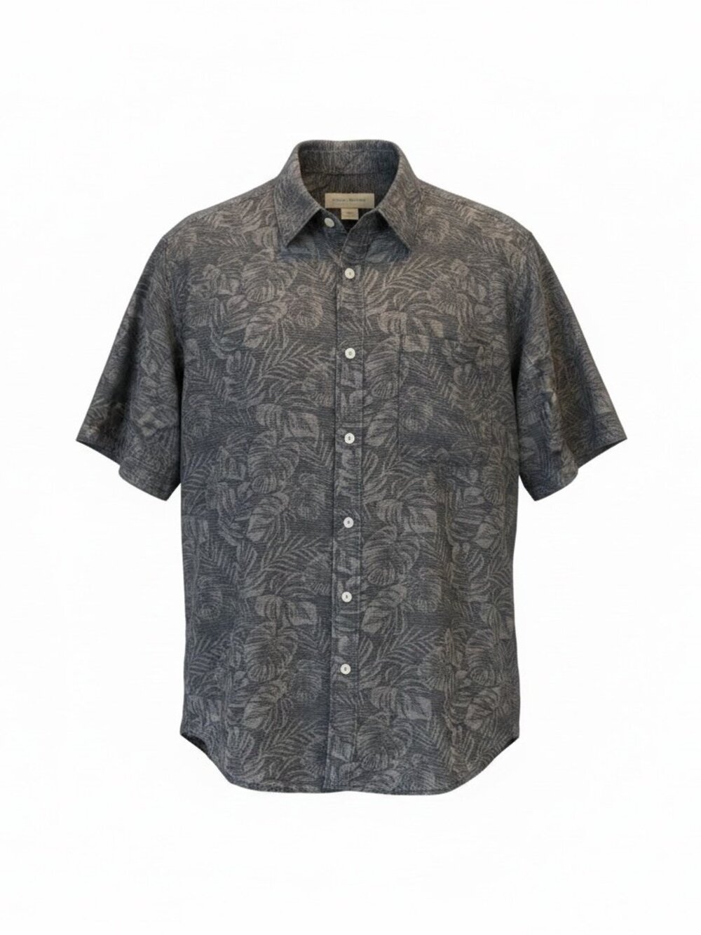 Tommy Bahama Men's Gray Floral Shirt Size L